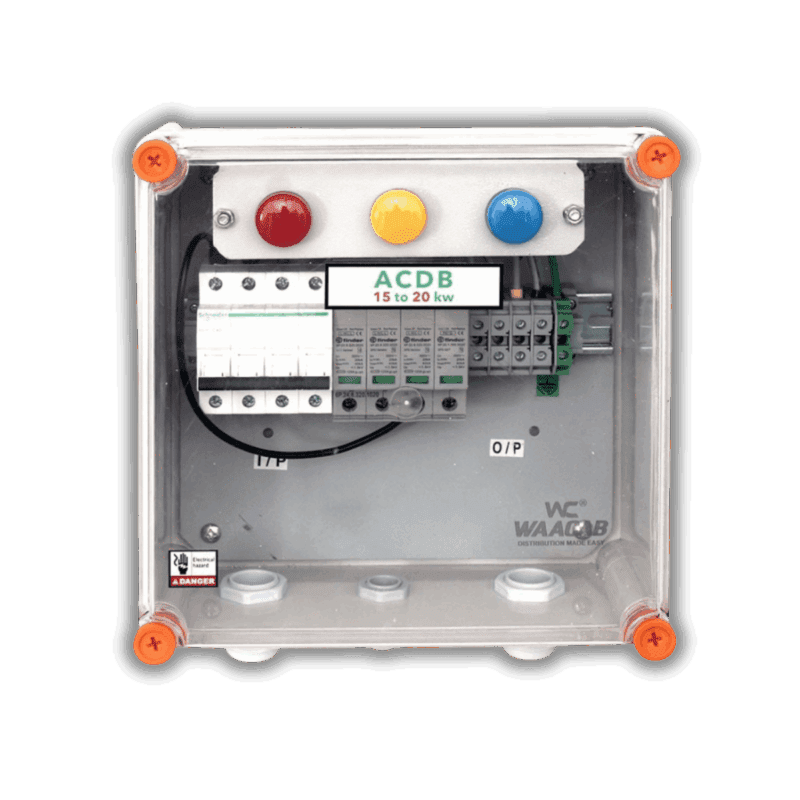 ACDB 3ph 40A 1In 1Out