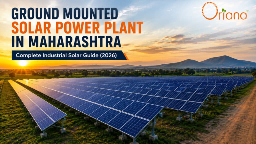 Ground Mounted Solar Power Plant in Maharashtra: Complete Industrial Solar Guide (2026)